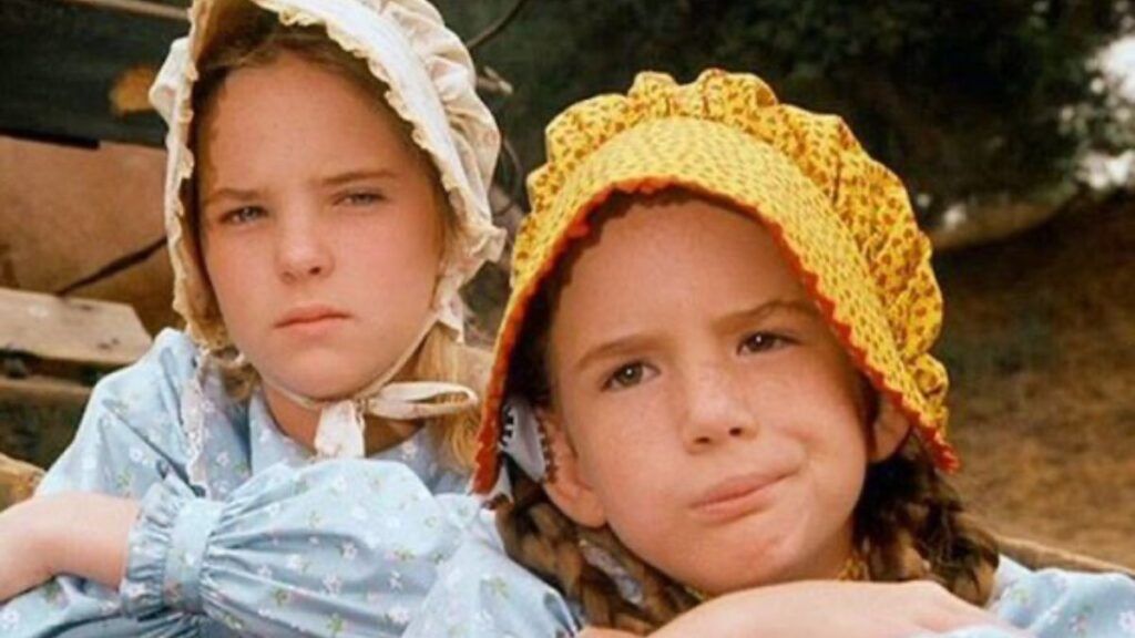 Mary et Laura Ingalls dans La Petite Maison dans la prairie