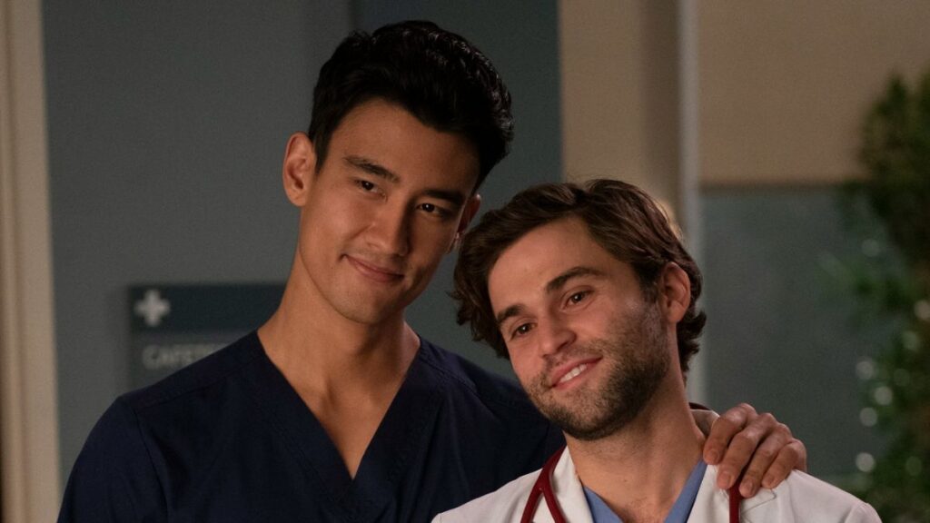 Nico et Levi dans la série Grey's Anatomy