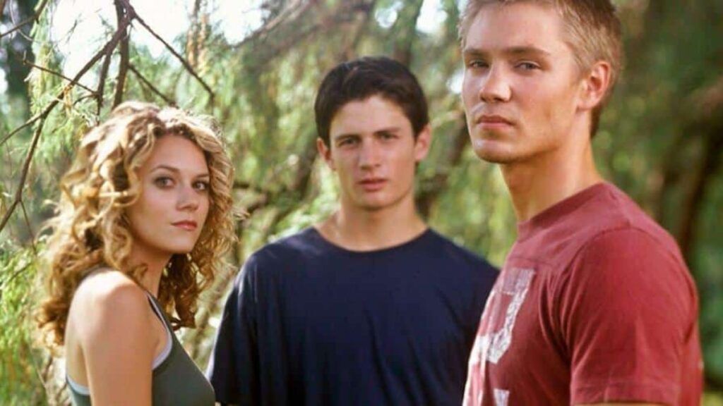 Peyton, Nathan et Lucas dans Les freres scott