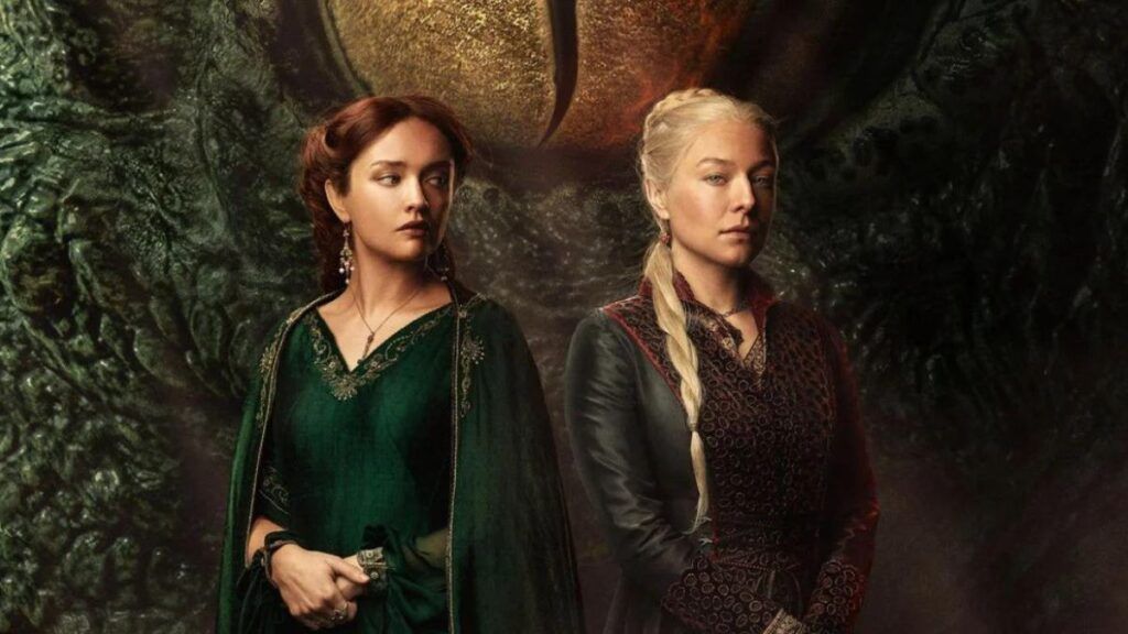 Alicent Hightower et Rhaenyra Targaryen dans House of the dragon saison 2
