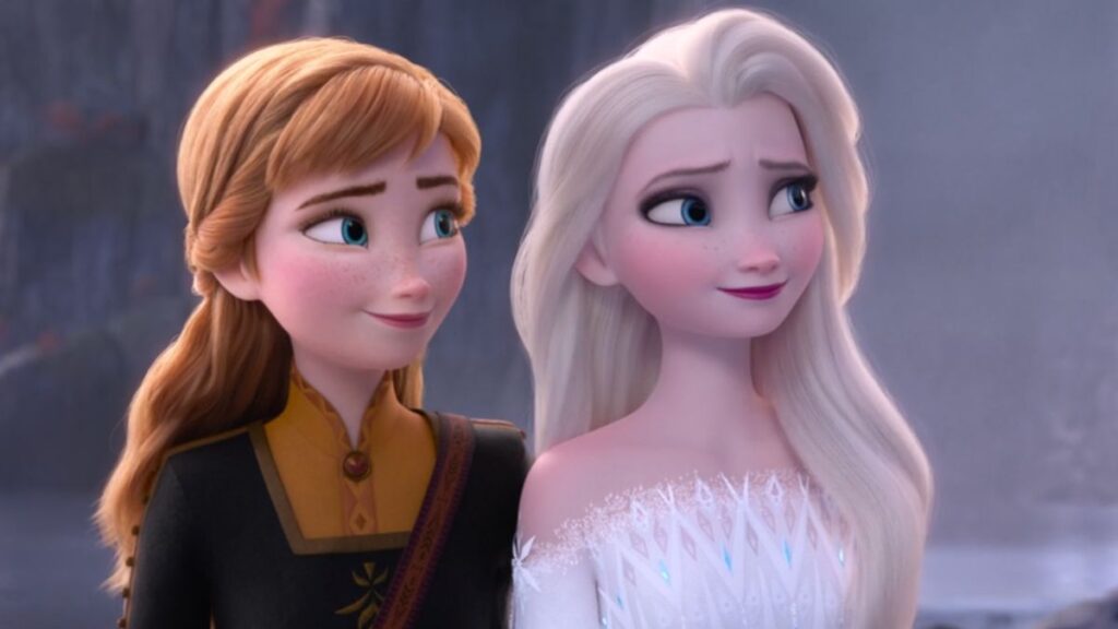 Anna et Elsa dans La Reine des Neiges 2