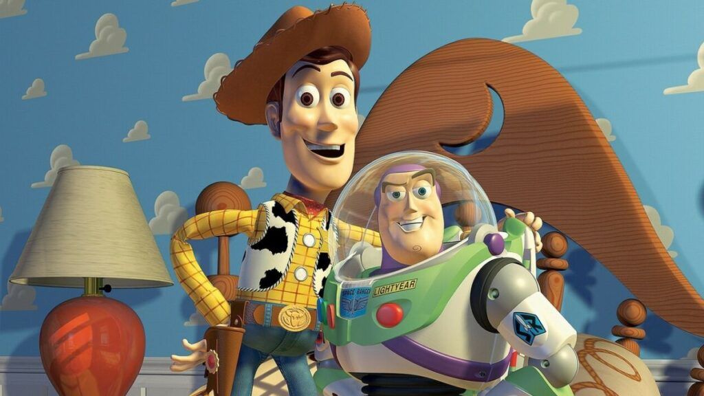 Une image du premier film Toy Story.