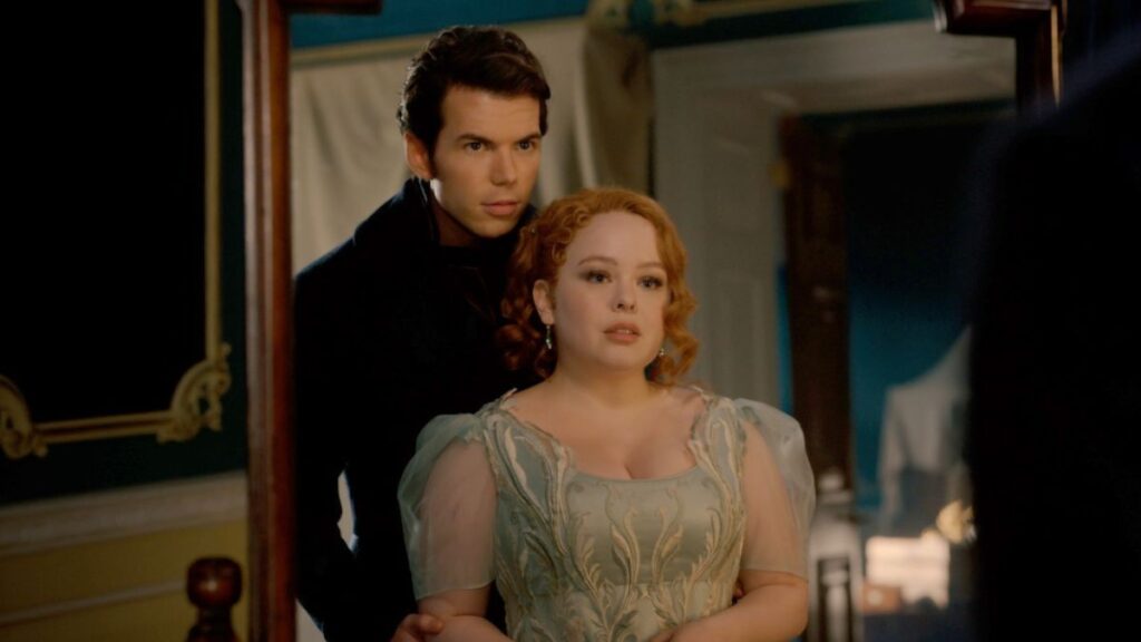 Colin et Pénélope dans la saison 3 de Bridgerton 