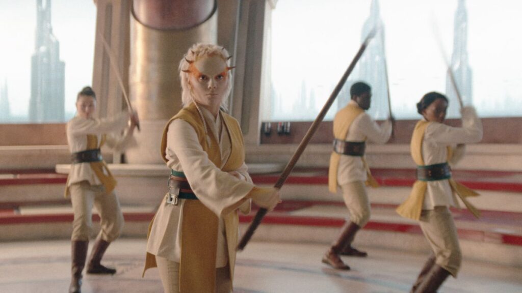 L'entraînement des padawans au temple Jedi de Coruscant durant la Haute République dans la série Star Wars The Acolyte