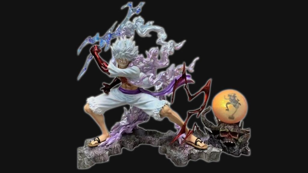 Figurine Luffy sun god nika