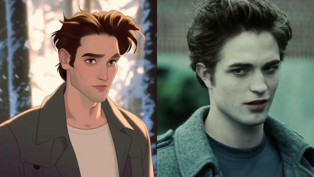 Edward Cullen de Twilight en personnage Disney.