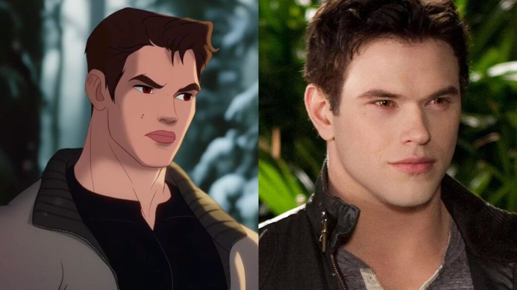 Emmett Cullen de Twilight en personnage Disney.