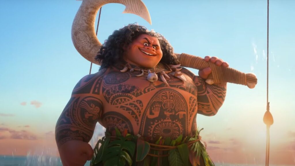 Maui dans le film Vaiana 2