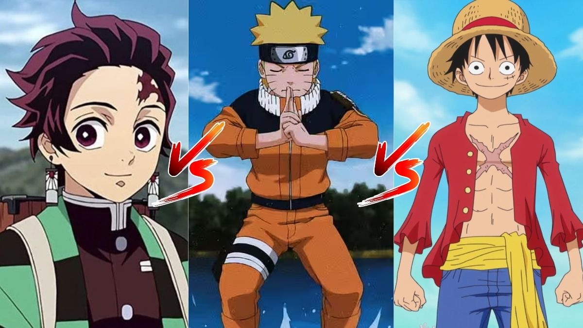 Sondage : tu préfères Demon Slayer, Naruto ou One Piece ?