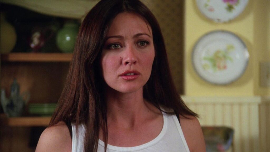 Shannen Doherty dans la série Charmed.