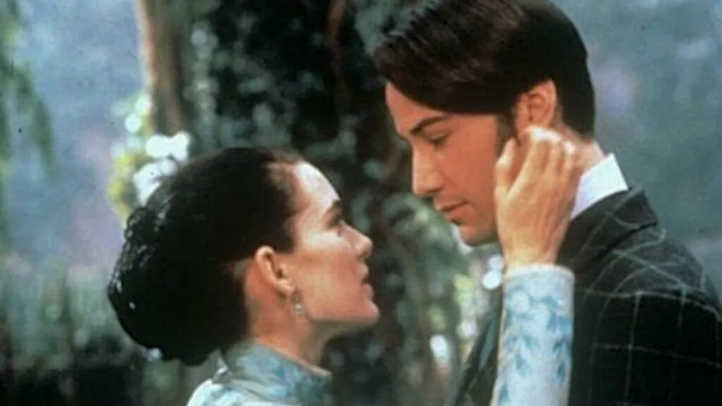 Winona Ryder and Keanu Reeves in the film 