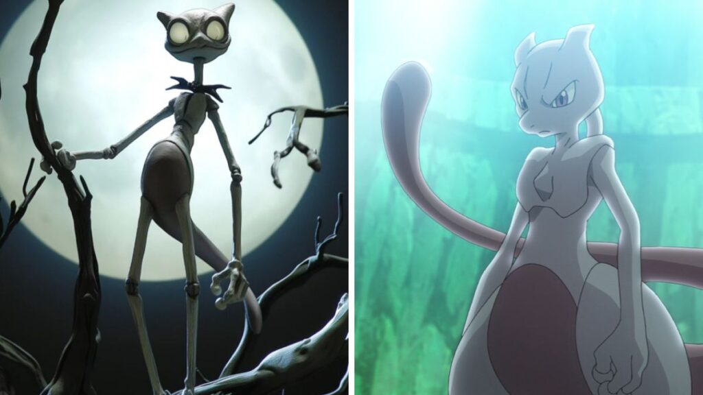 Une IA imagine à quoi ressemble le Pokemon Mewtwo dans l'univers de Tim Burton