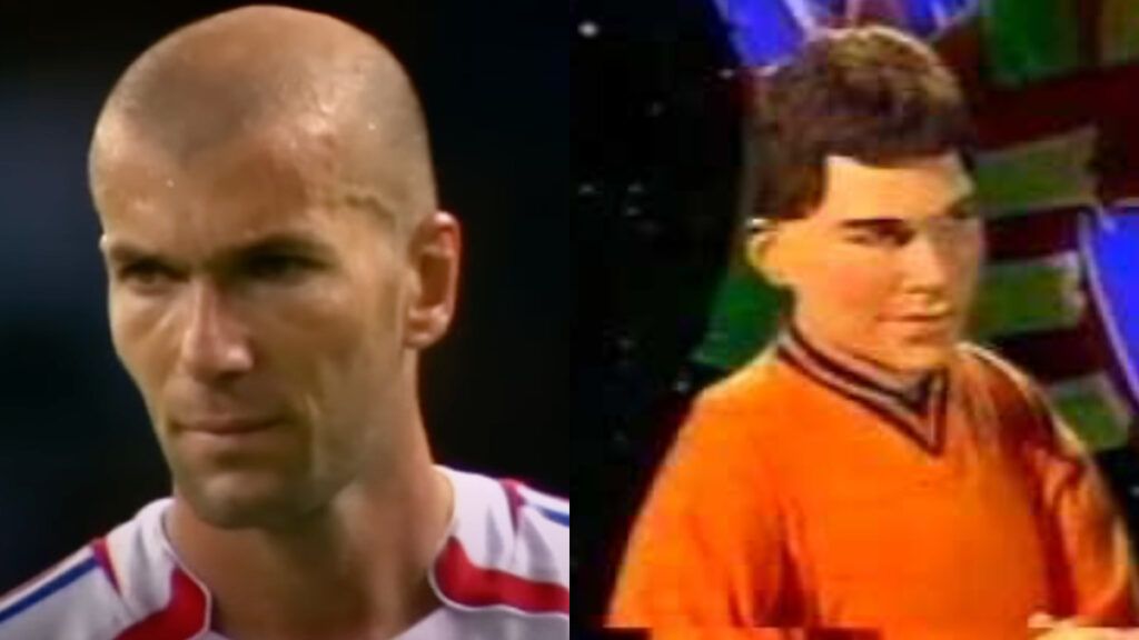 Zidane et son minikeum Zidou