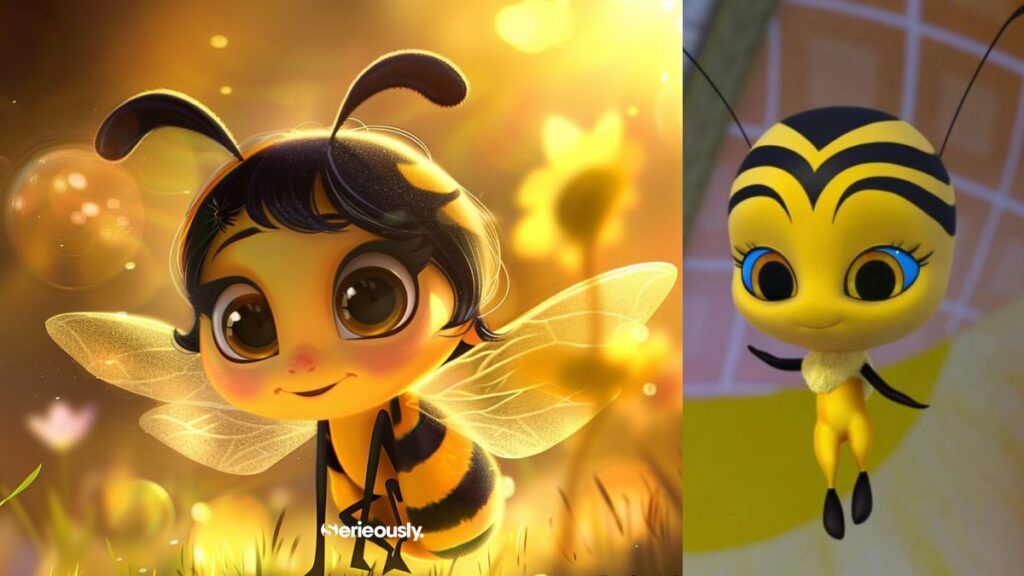 Pollen le Kwami en version intelligence artificielle compagnons Disney et dans Miraculous