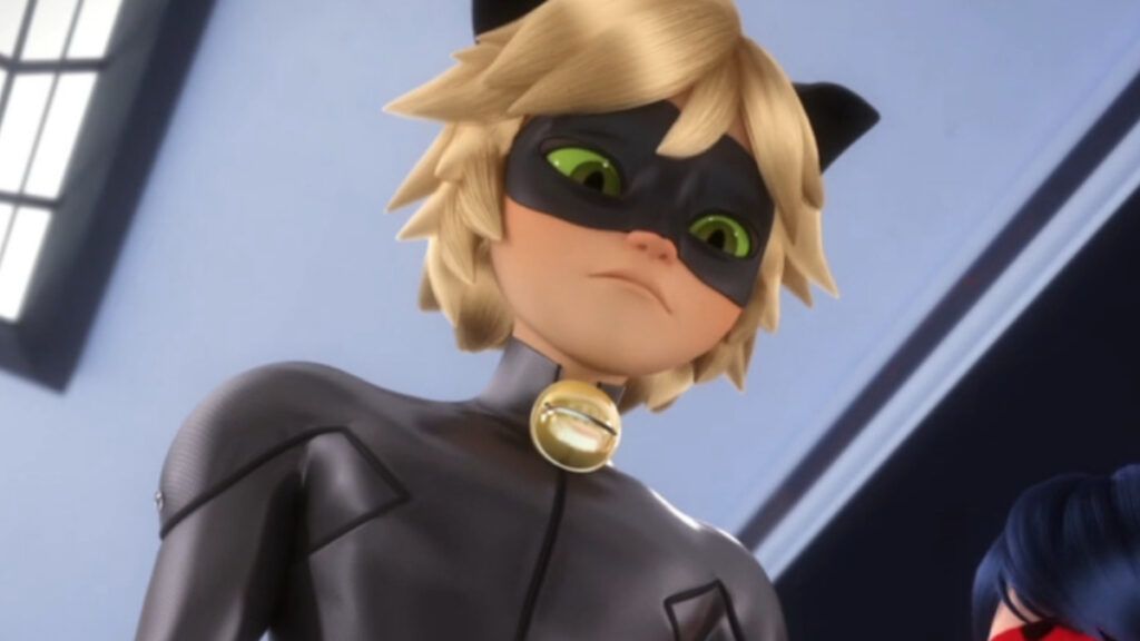 Chat Noir triste dans Miraculous