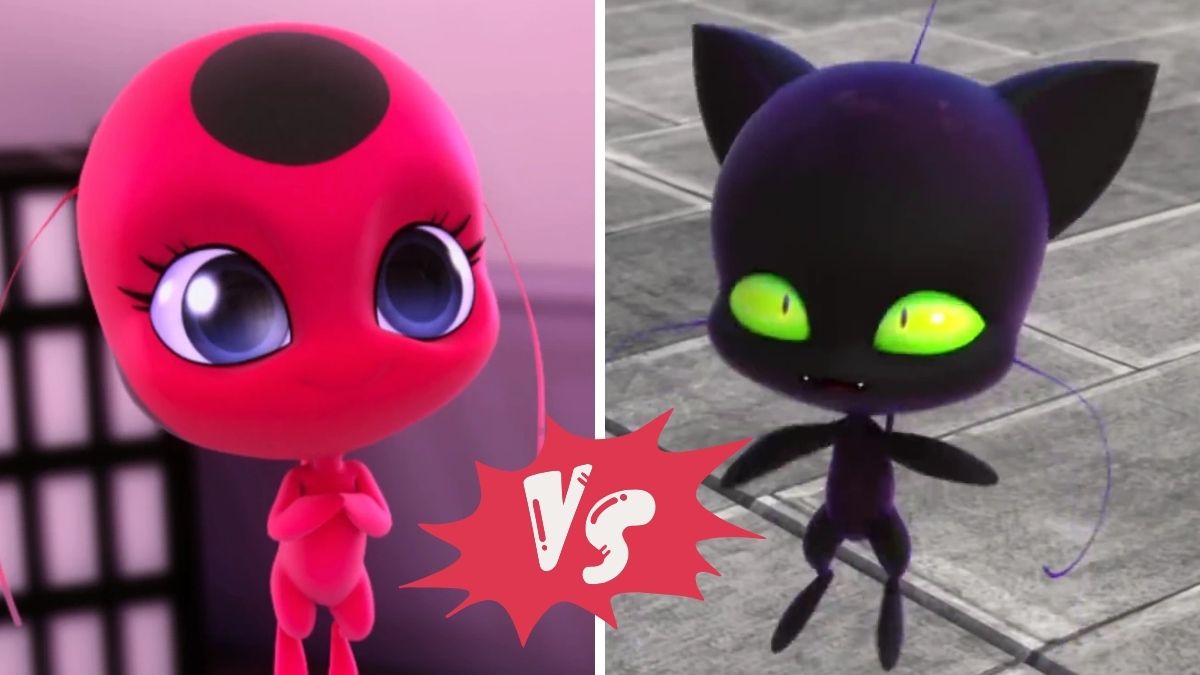 Sondage Miraculous : quel Kwami aimes-tu le moins entre Tikki et Plagg ?