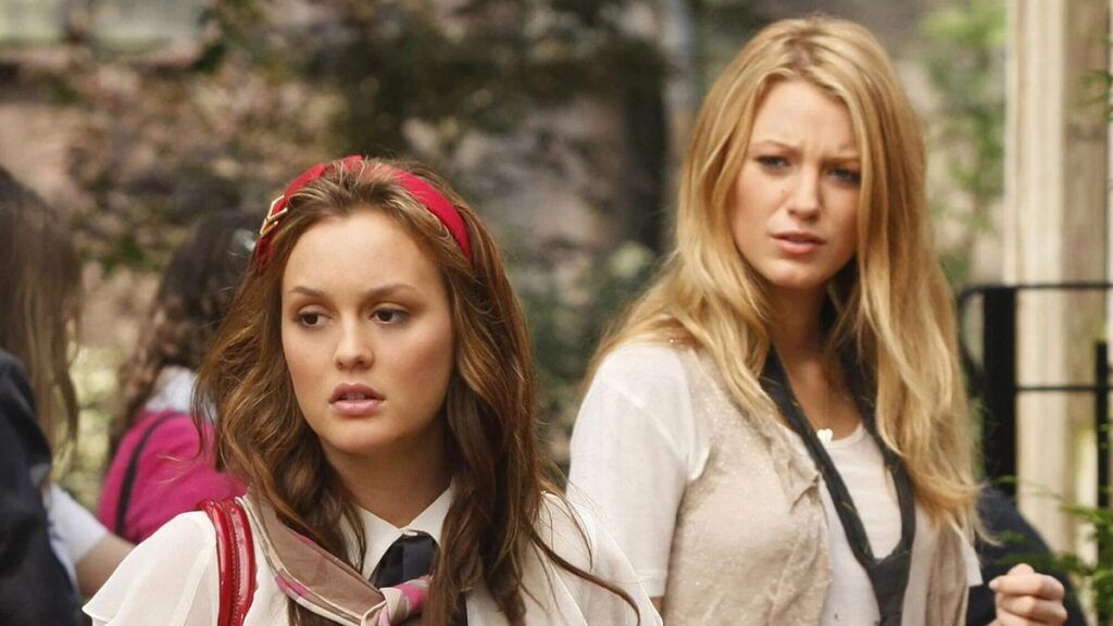 Blake Lively et Leighton Messter alias serena et blair dans Gossip Girl