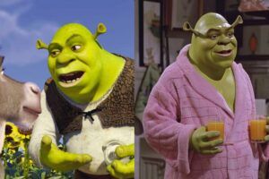 Une IA imagine Shrek version sitcom des années 80 et c’est fabuleux