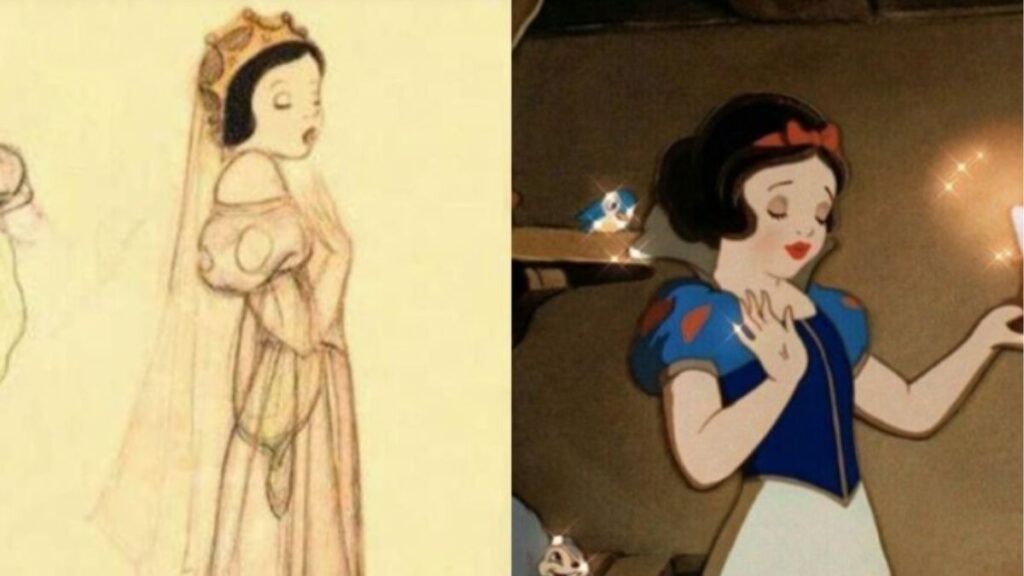 blanche neige design d'origine