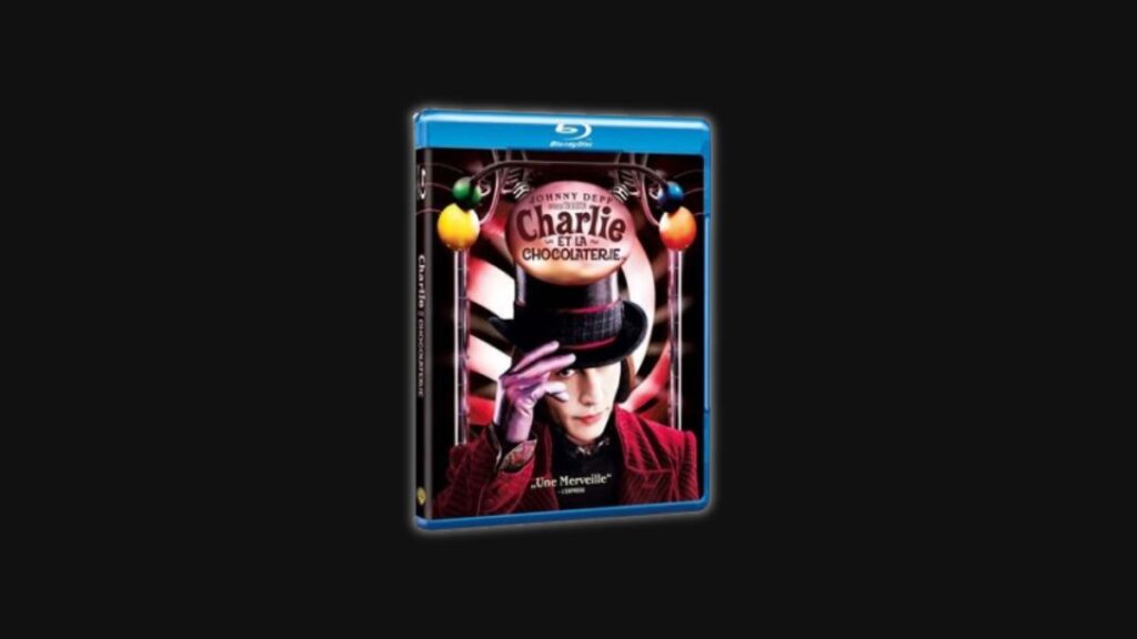 Charlie et la chocolaterie Tim burton Blu-ray