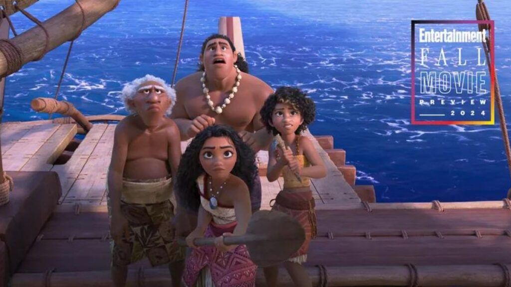 L'équipage de Vaiana dans le film Vaiana 2