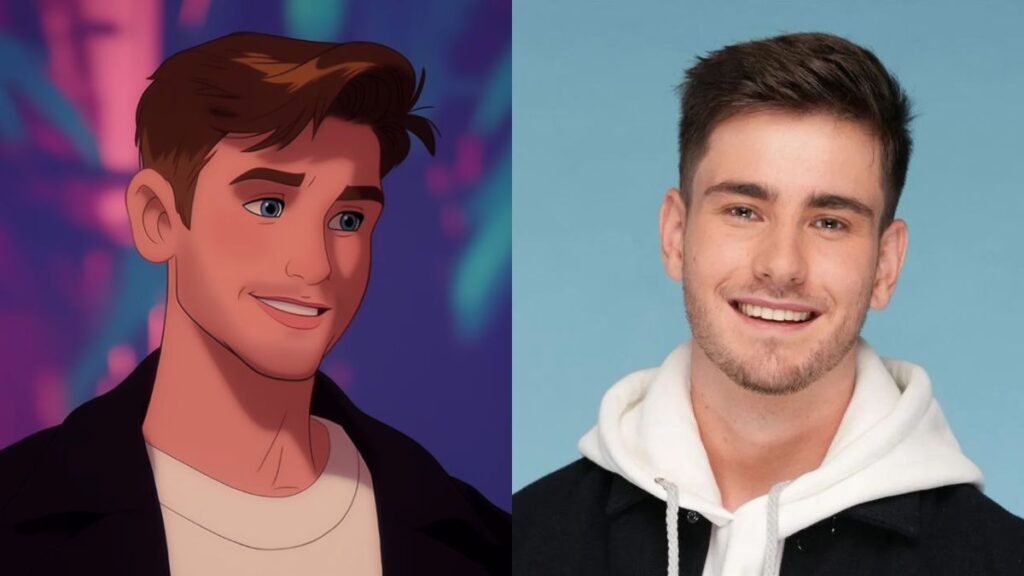 Julien Lieb de la Star Academy 2023 en personnage Disney grâce à l'IA.