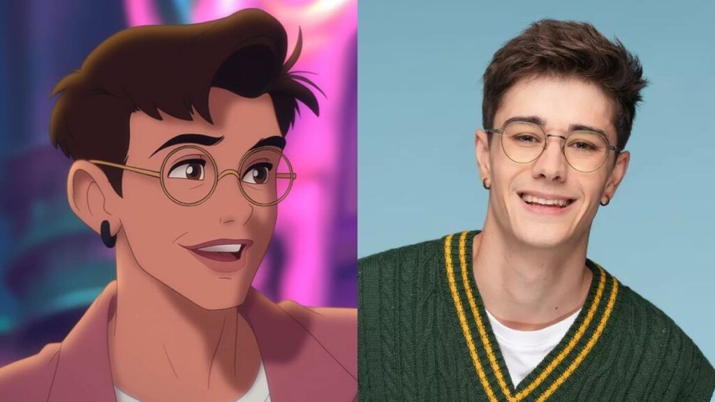 Axel Marbeuf de la Star Academy 2023 en personnage Disney grâce à l'IA.