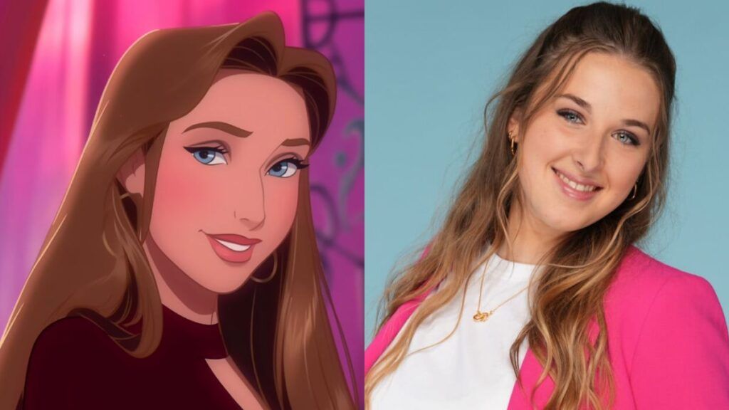 Héléna Bailly de la Star Academy 2023 en personnage Disney grâce à l'IA.