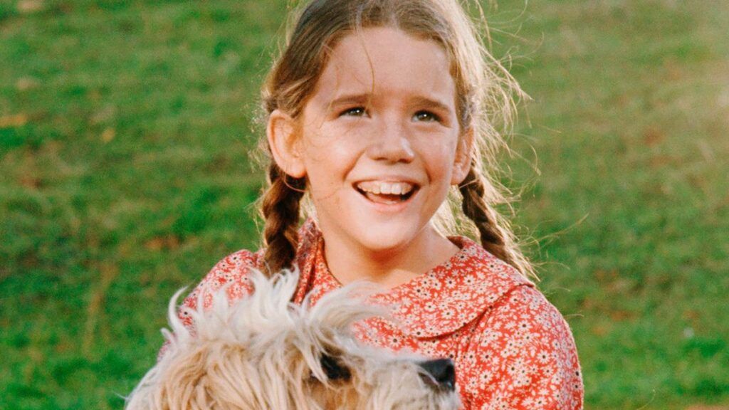 La jeune Laura Ingalls dans La Petite Maison dans la Prairie