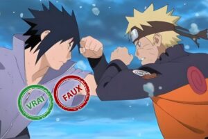 Tu as grandi devant Naruto si tu as 10/10 à ce quiz vrai ou faux sur Naruto et Sasuke