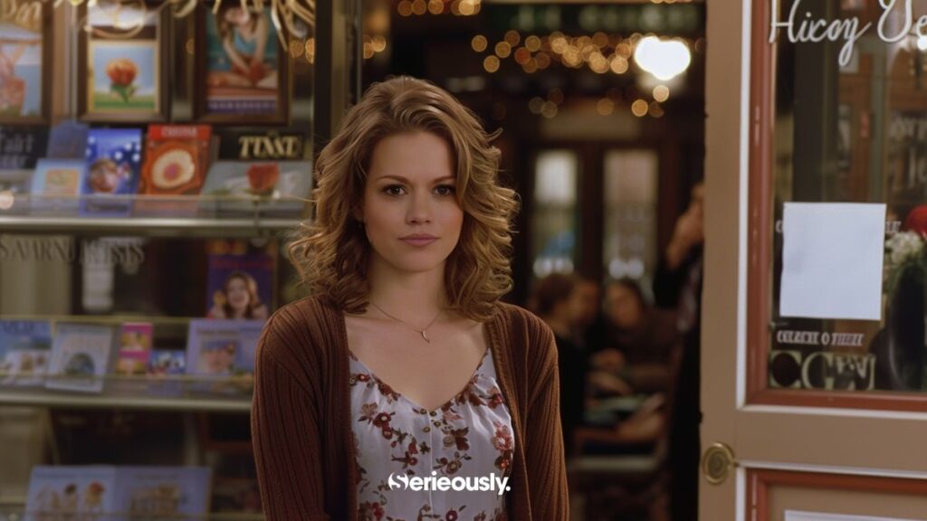 Haley James de la série Les Frères Scott si elle était française grâce à l'IA.