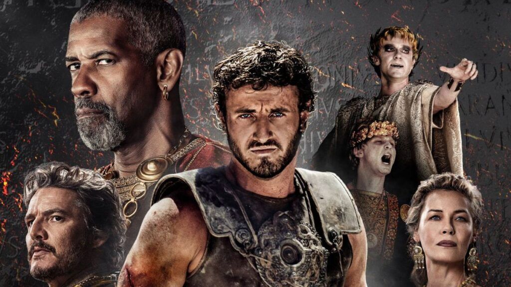 L'affiche du film Gladiator 2.