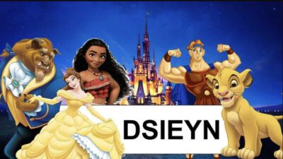 Quiz : dans quel Disney apparaissent ces 10 personnages dont les lettres ont été mélangées ?