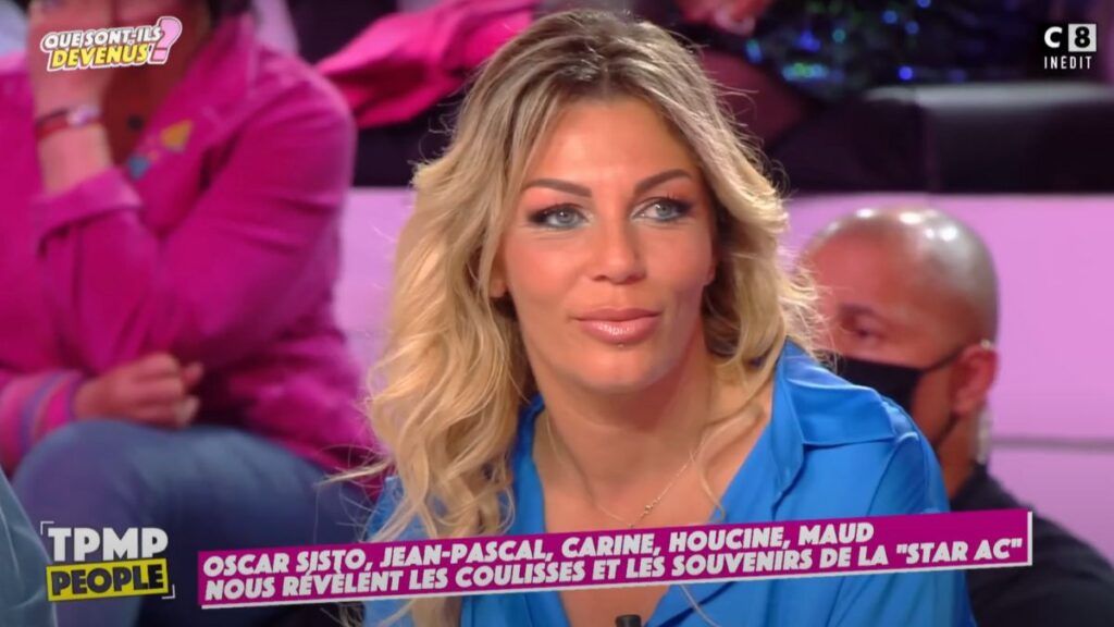 Carine Haddadou de la Star Academy 1 dans l'émission TPMP People.