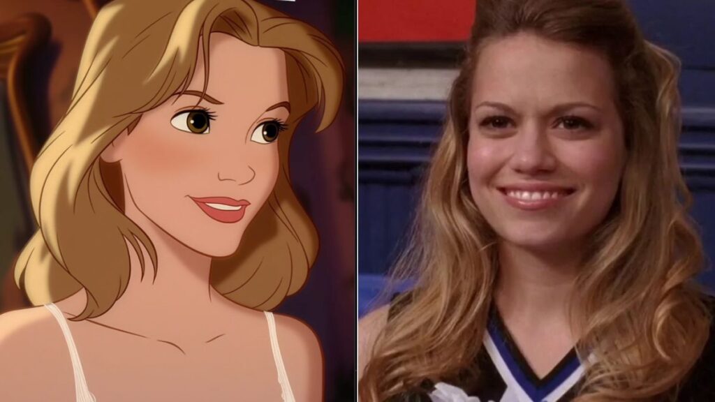 Haley James Scott imaginée dans le monde de Disney par une intelligence artificielle