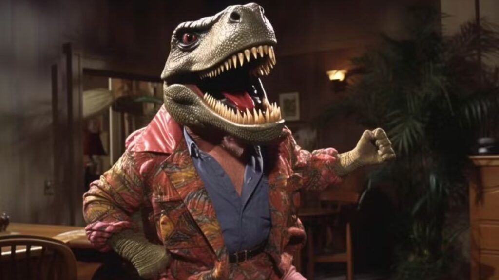 Jurassic Park en intelligence artificielle sitcom des années 80