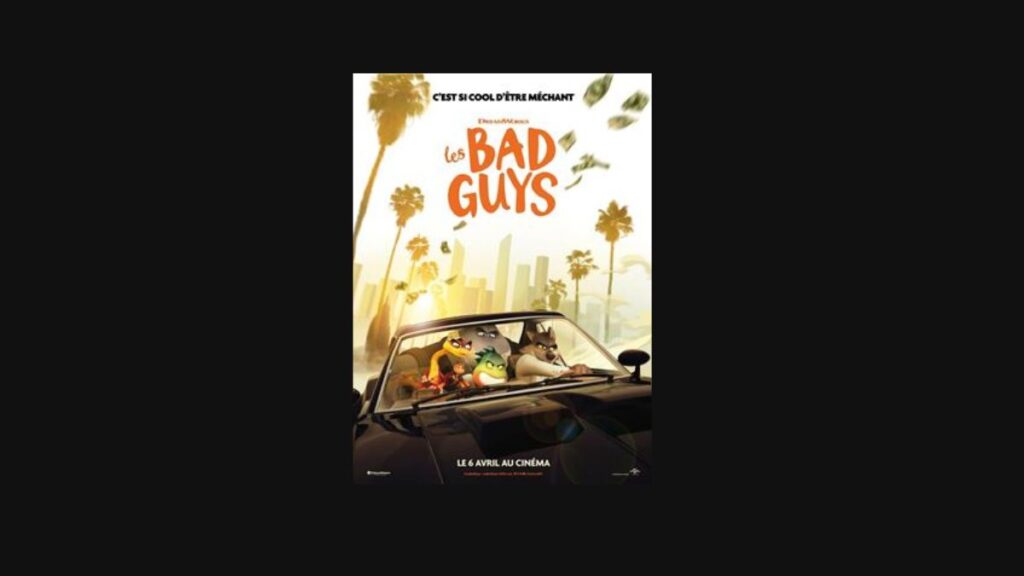 Les Bad Guys affiche Dreamworks