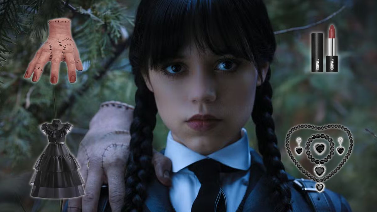 Les 10  accessoires essentiels pour se déguiser en Mercredi Addams à Halloween