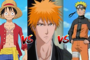 Sondage : quel anime aimes-tu le moins entre Naruto, One Piece et Bleach ?