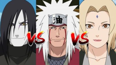 Sondage Naruto : tu préfères te battre contre Jiraya, Tsunade ou Orochimaru?