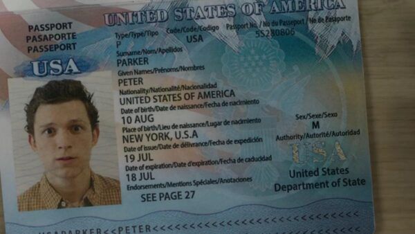 passeport-de-peter-parker