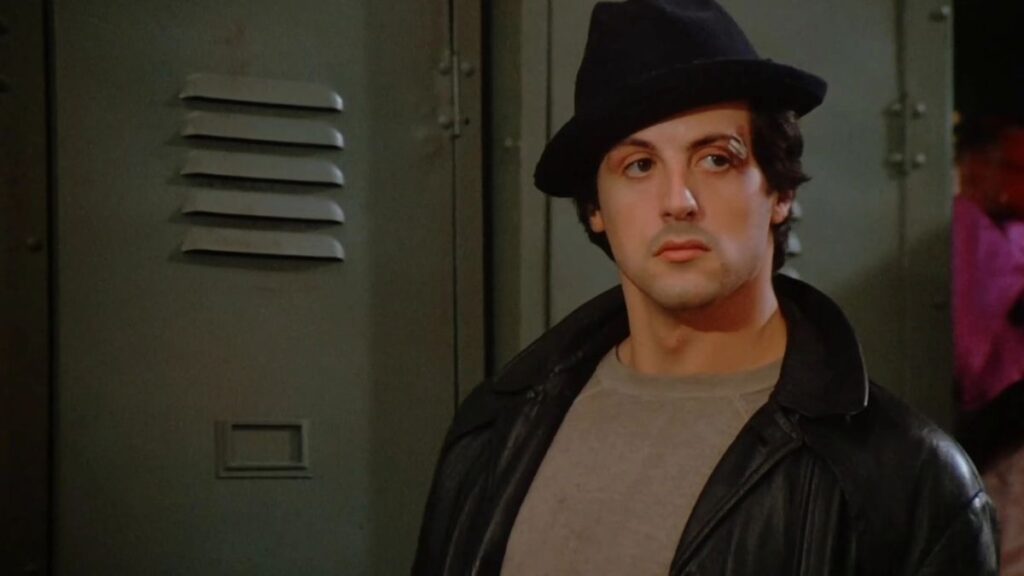 Sylvester Stallone dans le film culte Rocky.