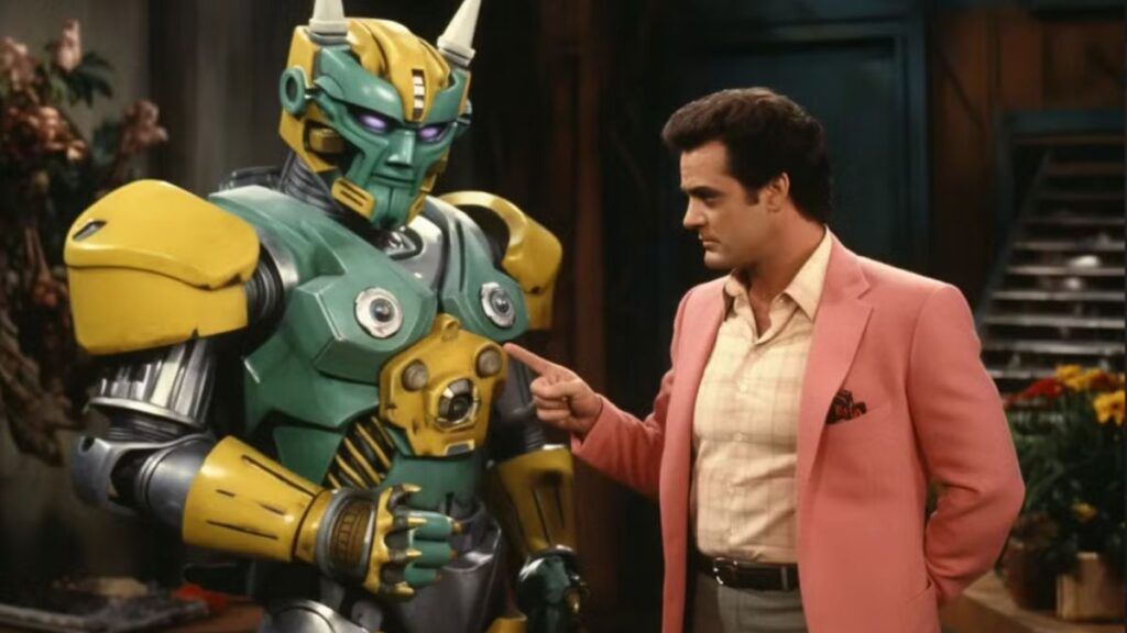 Transformers en intelligence artificielle sitcom des années 80