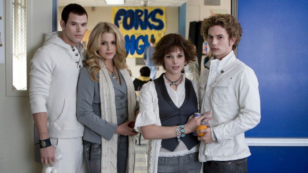 Twilight Emmett, Rosalie, Alice et Jasper