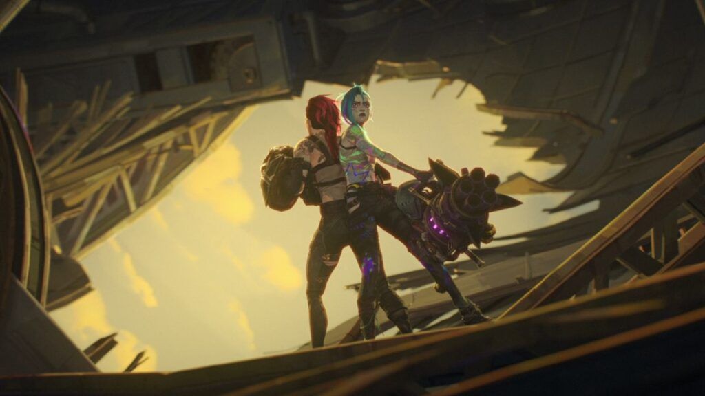 Jinx et Vi dans la saison 2 d'Arcane