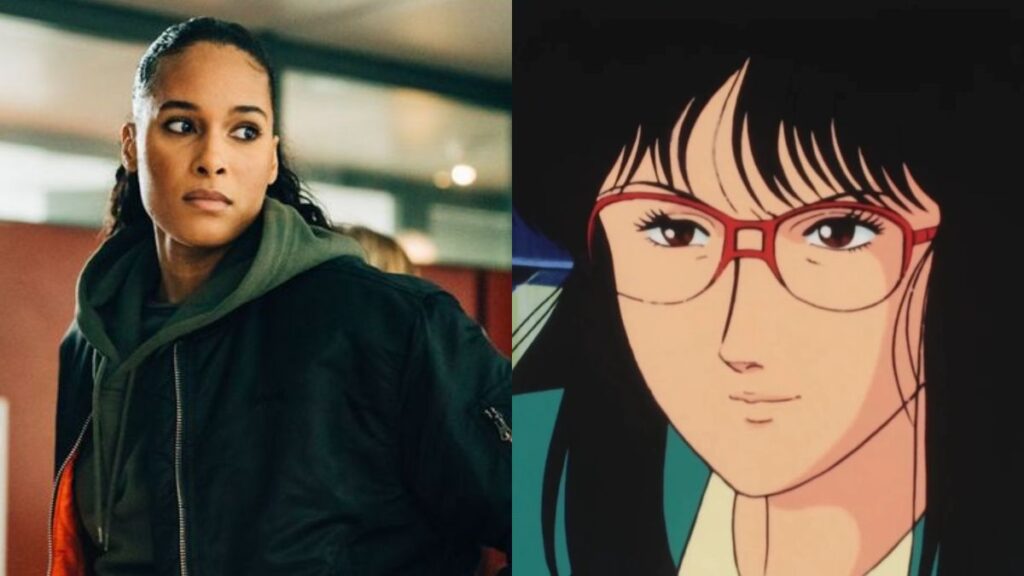 Gwen Assaya (Odile Assaya dans l'anime) est jouée par Cindy Bruna dans la série Cat's Eyes sur TF1.