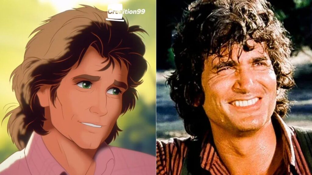 Charles Ingalls de La Petite Maison dans la Prairie imaginé dans le monde de Disney