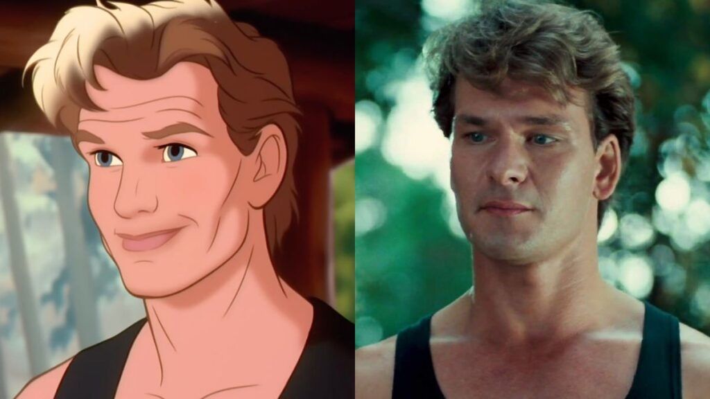 Johnny Castle de Dirty Dancing en version Disney.