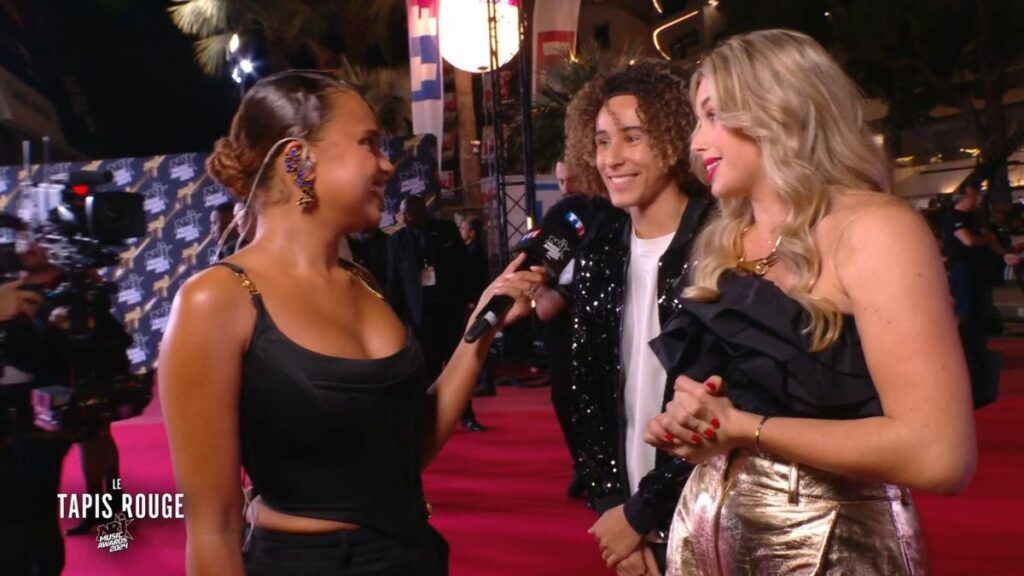 Emma et Masséo de la Star Academy 2024 aux NRJ Music Awards.