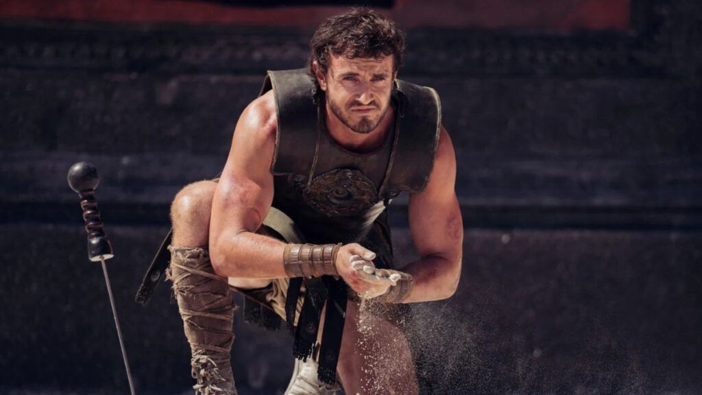 Lucius (Paul Mescal) dans Gladiator 2